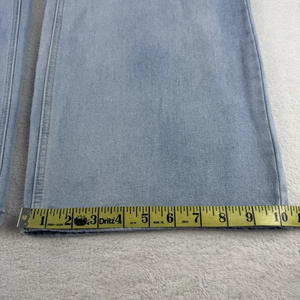 HDLTE Women's Small‎ Jeans High Rise Baggy Wide Leg Boyfriend Y2K Denim-NWT